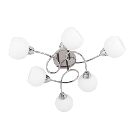 Plafón de Techo Umbria 6xE14 69 cm Cromo Lumit - imagen 2 | Interlusa