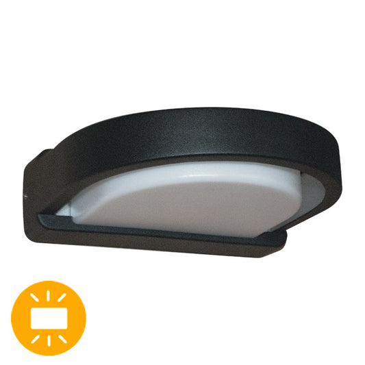 Aplique Exterior Sabor IP54 Luz Arriba y Abajo Negro y Blanco Lumit - vista principal | Interlusa