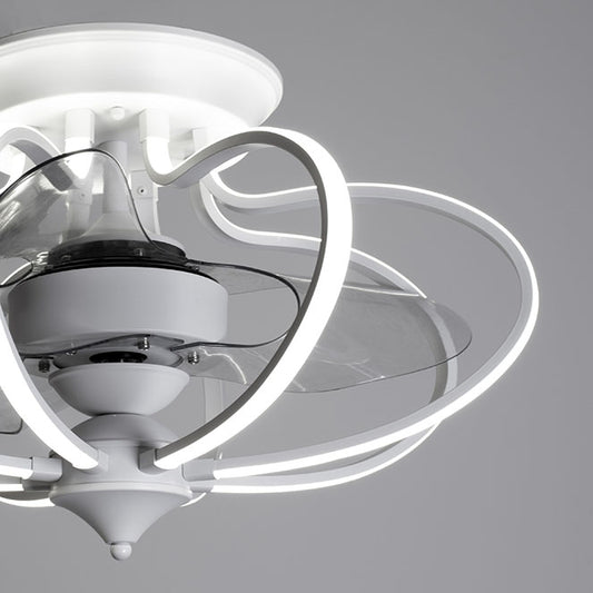 Ventilador de Techo con Luz KAI 60 cm Blanco Motor DC Lumit - imagen 2 | Interlusa