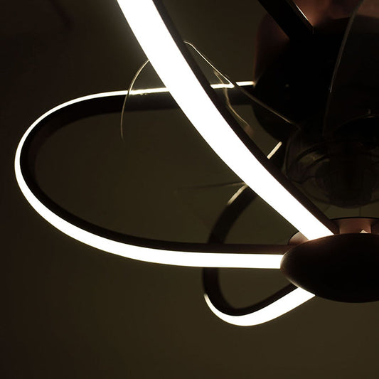 Ventilador de Techo con Luz JURA 53,5 cm Marrón Lumit - imagen 2 | Interlusa