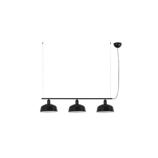 Lámpara Colgante Tatawin M 3L Negro Brillo FARO - vista principal | FARO