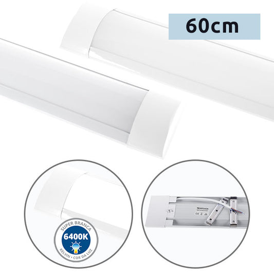 Regleta LED de Techo ECOVISION BATTEN 60 cm 18W Blanco Interlusa - vista principal | Interlusa