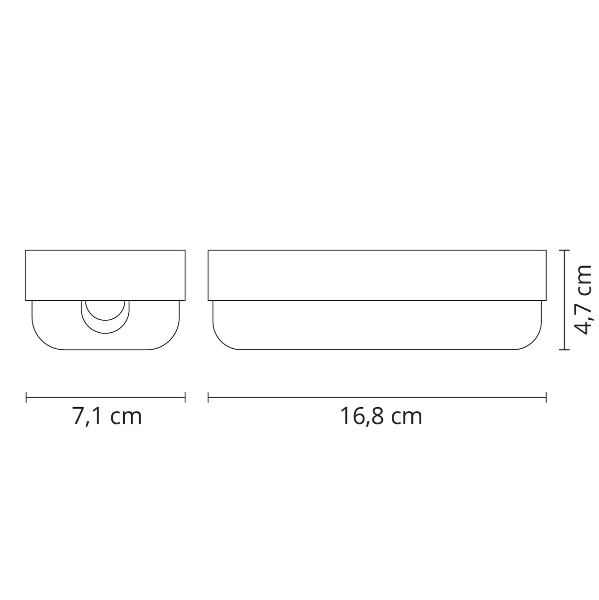 Aplique Exterior Oval SURF ECOVISION 9W LED IP65 Blanco Techtouch - imagen 3 | Interlusa