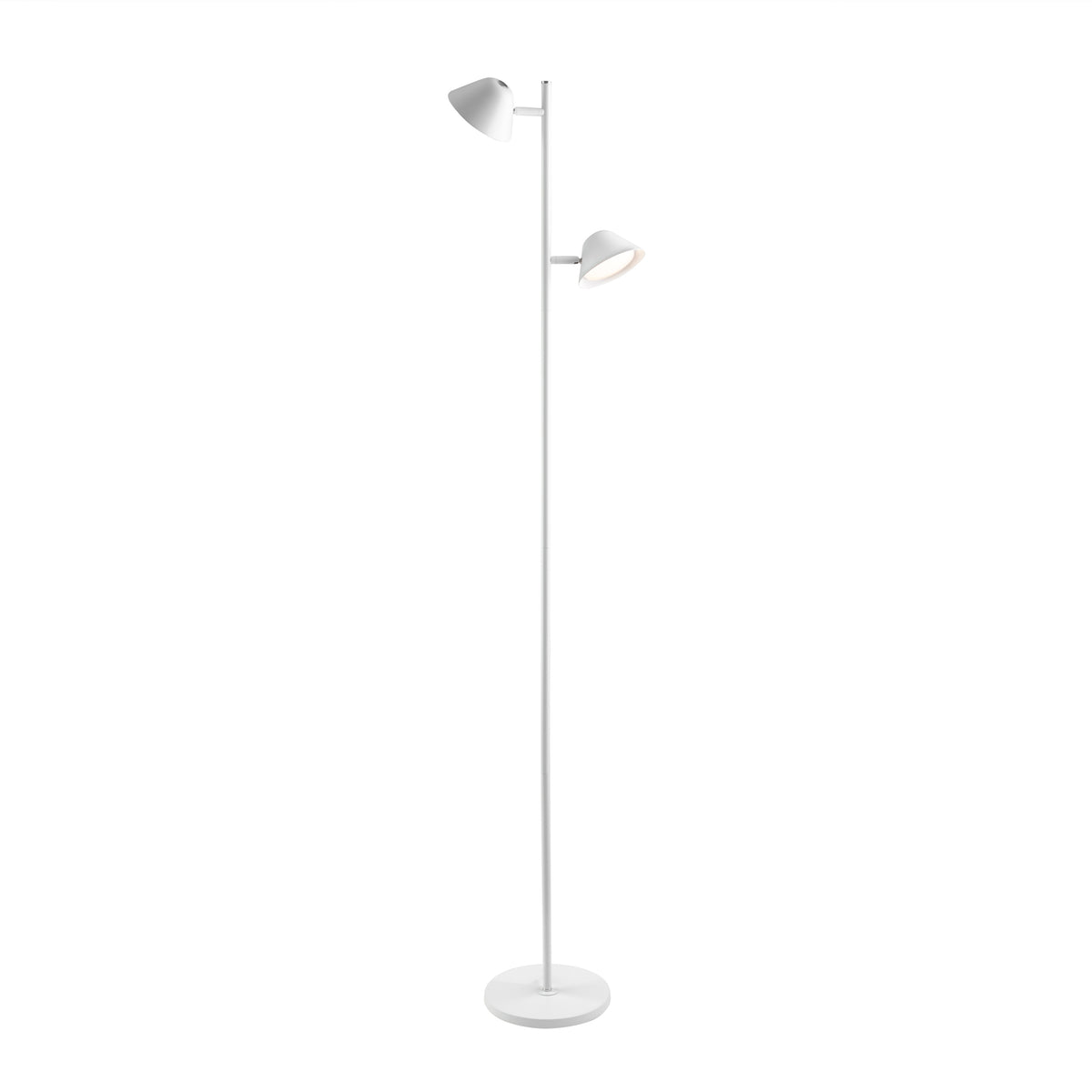 Lámpara de Pie Taros 160 cm 2 Luces LED Mate Schuller - Blanco | Schuller · Ref. 215619