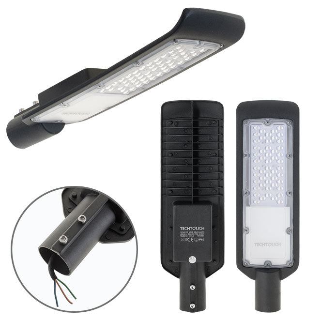 Aplique de Exterior LED X2 ECOVISION 50W 4000lm IP65 Negro Techtouch - vista principal | Interlusa