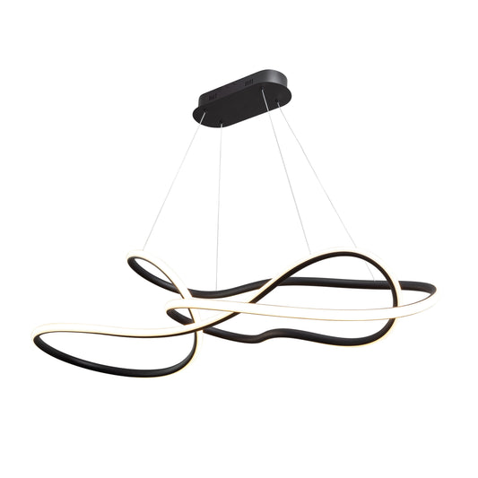 Lámpara Colgante LED Evania 85W Negro Mate Dimable Schuller - vista principal | Schuller