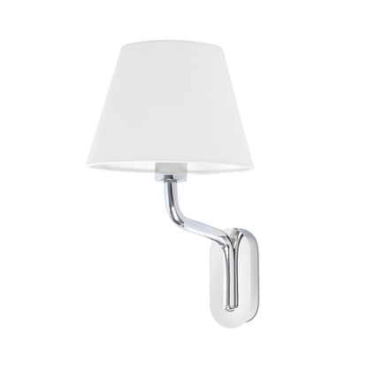 Aplique de Pared ETERNA 47 cm Pantalla Blanca y Cromo FARO - vista principal | FARO · Ref. 24005-10