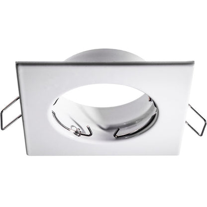 Aro Empotrable INTECA Cuadrado Fijo 8 cm Blanco Interlusa - vista principal | Interlusa