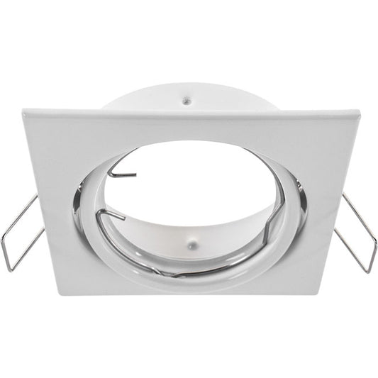 Aro Empotrable INTAKE Cuadrado Rotativo 8 cm Blanco Interlusa - vista principal | Interlusa