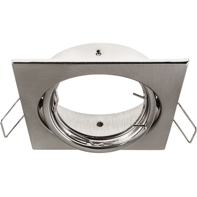 Aro Empotrable INTAKE Cuadrado Rotativo 8 cm Níquel Interlusa - vista principal | Interlusa