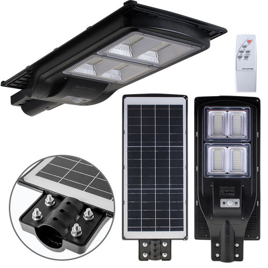 Aplique Solar Solar Street Light 200W LED con Sensor Negro Techtouch - vista principal | Interlusa