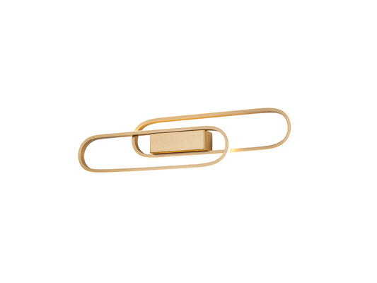 Aplique y Plafón LED Odele 70 cm 24W Dorado Mate Schuller - vista principal | Schuller