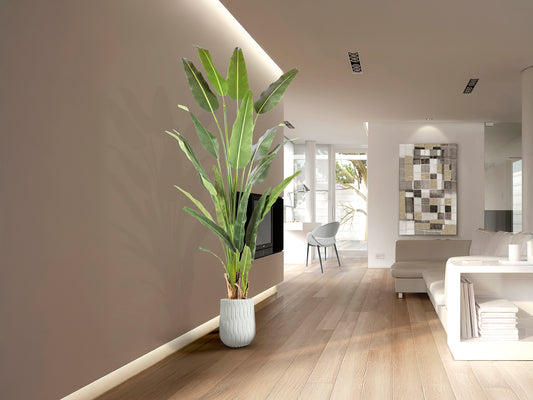 Palma del Viajero Artificial 240 cm con Maceta Verde Schuller - vista principal | Schuller
