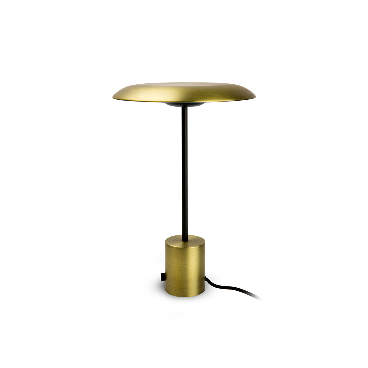 Lámpara de Sobremesa HOSHI 12W LED Oro Satinado y Negro FARO - vista principal | FARO