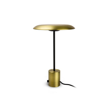 Lámpara de Sobremesa HOSHI 12W LED Oro Satinado y Negro FARO - vista principal | FARO