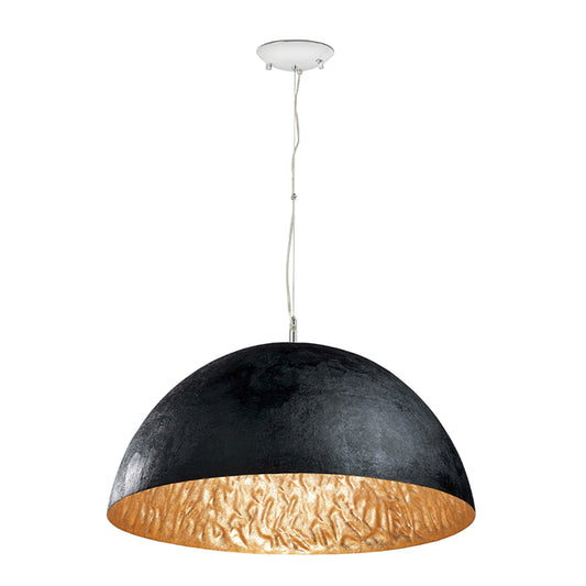 Lámpara Colgante Magma Negro y Oro 70 cm Fibra de Vidrio FARO - vista principal | FARO