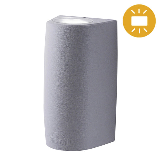 Aplique Exterior MARTA 17 cm Luz Arriba y Abajo Gris Fumagalli - vista principal | Interlusa · Ref. 2A4.000.000.LXL2K