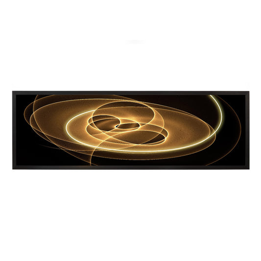 Cuadro Luminoso LED Trazados 150x50 cm Marco Negro Schuller - vista principal | Schuller