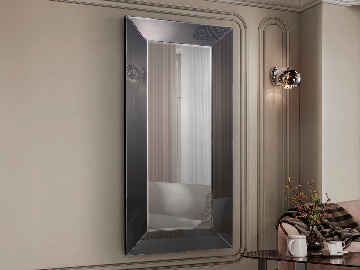 Espejo Decorativo de Pared Roma 185x90 cm Marco Smoke Schuller en ambiente decorado | Schuller