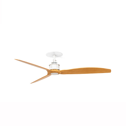 Ventilador de Techo Empotrado Just Fan M Motor DC Faro - Blanco/Arce, JUST FAN sin luz, Mando a distancia | FARO · Ref. 32110R