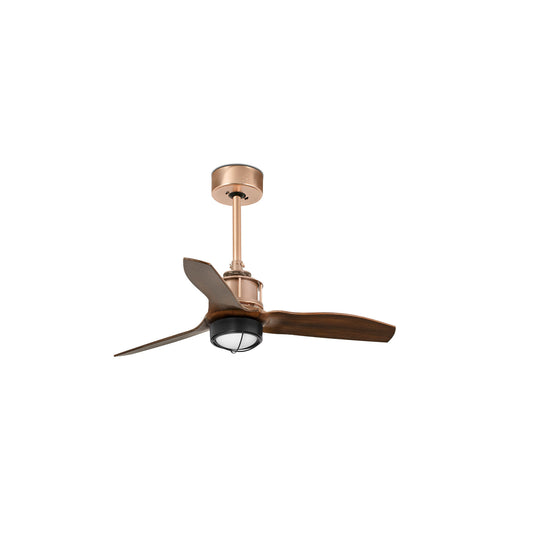 Ventilador de Techo JUST FAN S LED Cobre y Nogal FARO 33423-10