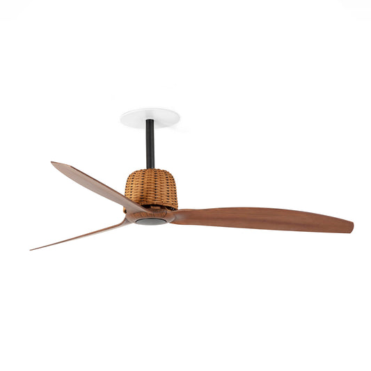 Ventilador de Techo Empotrado Weaver M Negro y Nogal FARO - vista principal | FARO · Ref. 33435R