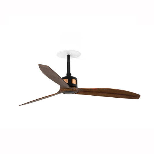 Ventilador de Techo Empotrado Copper M Nogal y Negro Mate FARO - vista principal | FARO · Ref. 33451R