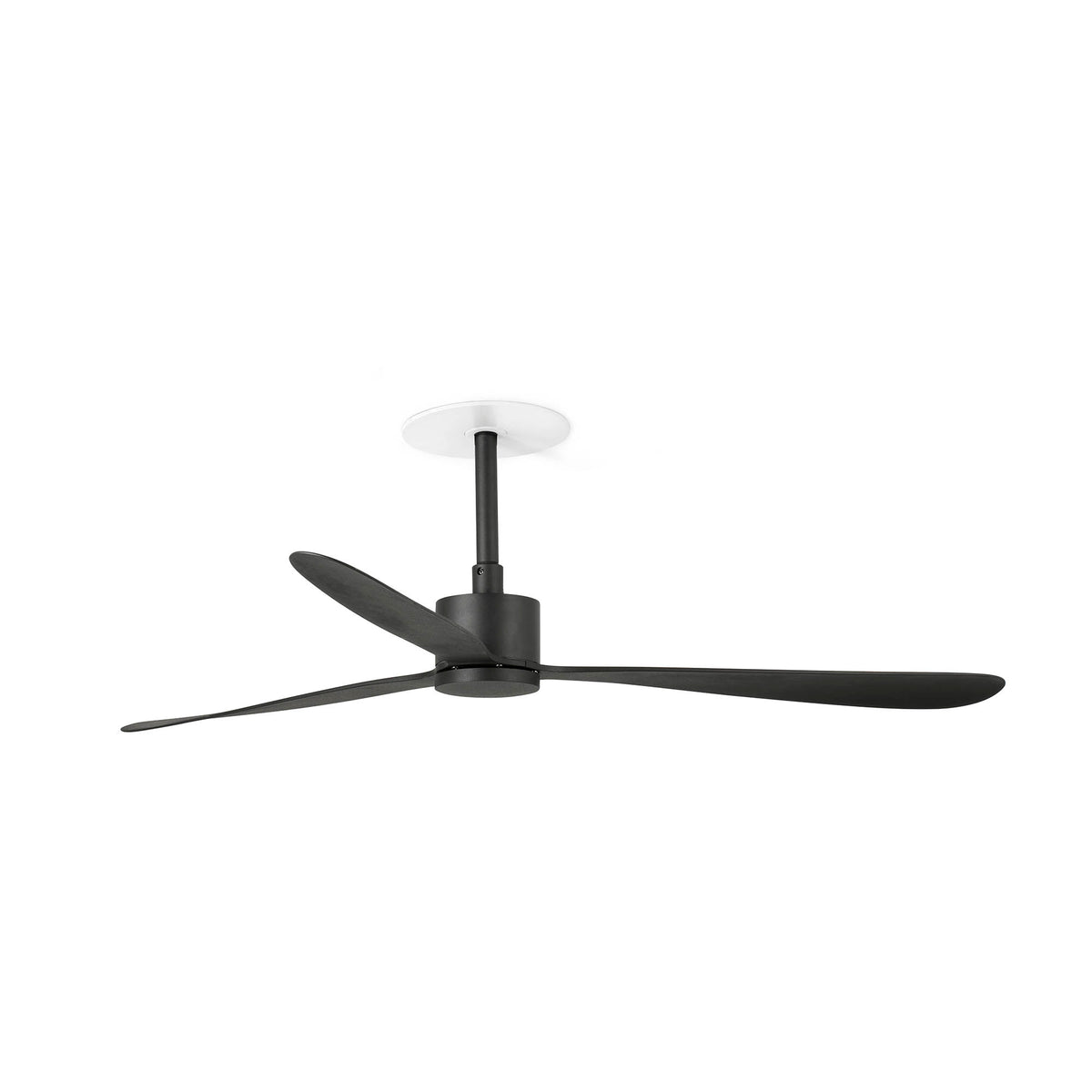Ventilador de Techo Empotrado Amelia L Motor DC Faro - Negro, Sin luz, Mando a distancia | FARO · Ref. 33761R