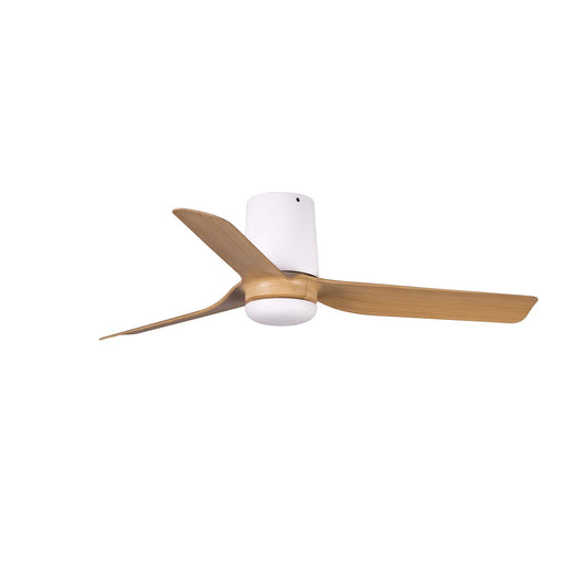 MINI PUNT TUB S Ventilador de Techo Blanco y Madera Clara FARO 33833 · Ref. 33833