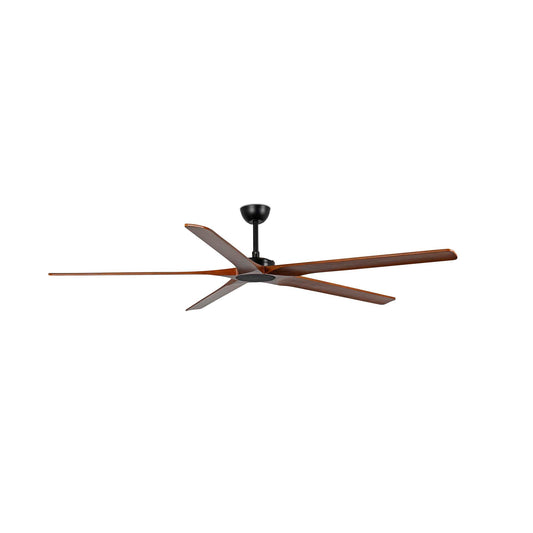 Ventilador de Techo Bigwood XL 200 cm FARO - Negro/Nogal, Mando + Tuya (app y voz) | FARO · Ref. 34190WT