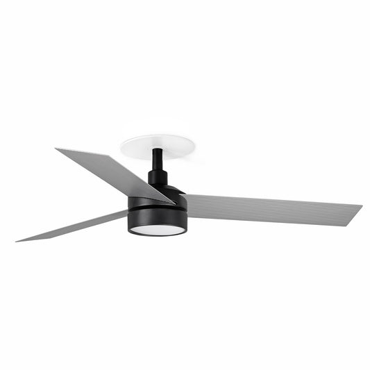 Ventilador de Techo Empotrado Cruiser S con Palas de FARO - Negro/Aluminio, LED 20W CCT, Mando a distancia | FARO · Ref. 34285R1S