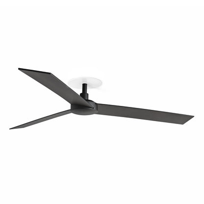 Ventilador de Techo Empotrado Rudder L 132 cm FARO - Negro/Nogal, Sin luz, Mando a distancia | FARO · Ref. 34298R