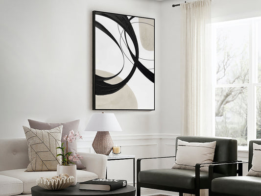 Cuadro Pintura Acrílica Actio II 80x120 cm Marco Negro Schuller - vista principal | Schuller