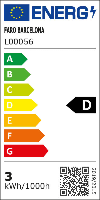 Aplique LED BEL con luz cálida 3000K ideal para lectura
