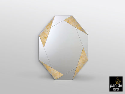 Espejo Decorativo Laverna 120 cm con Pan de Oro Schuller en ambiente decorado | Schuller
