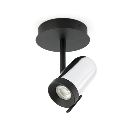 Plafón Orientable ORLEANS 21 cm GU10 8W Cromado FARO - vista principal | FARO