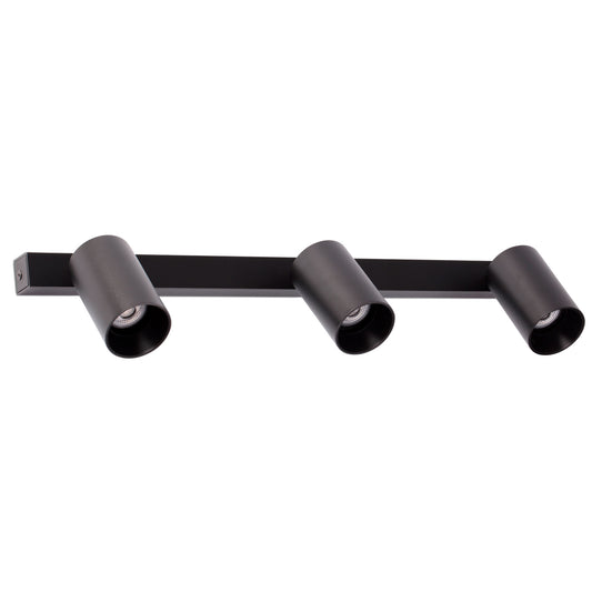 Aplique de Techo STAN 3 Luces Negro Mate con Luz Orientable FARO - vista principal | FARO · Ref. 43745