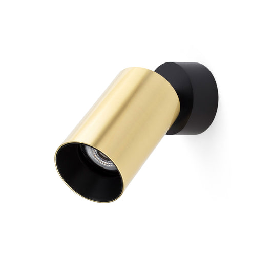 Lámpara Proyector de Pared STAN Oro Satinado GU10 FARO - vista principal | FARO · Ref. 43762