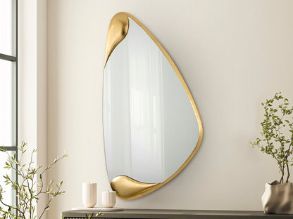 Espejo de Pared Daisy 121 cm con Marco Pan de Oro Schuller en ambiente decorado | Schuller