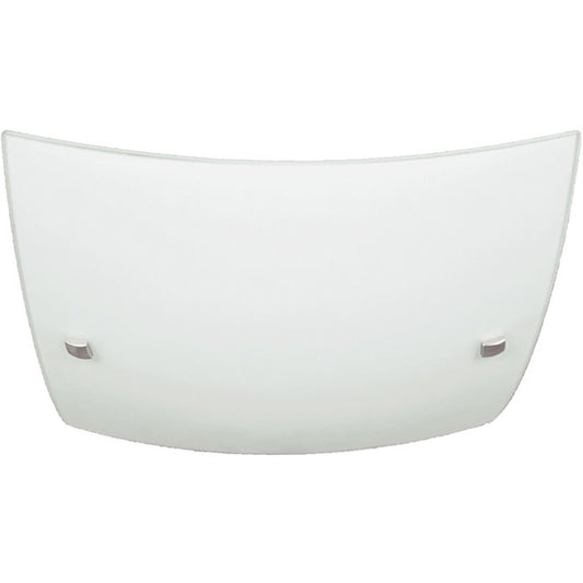 Plafón de Techo Marselha Cuadrado 30 cm Opaco 2xE27 Interlusa - vista principal | Interlusa