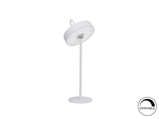 Lámpara de Sobremesa LED Portátil Gong 35 cm Schuller - Blanco | Schuller · Ref. 551869