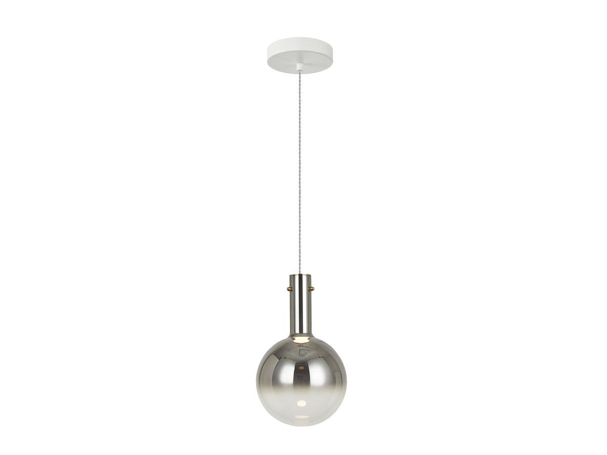 Lámpara Colgante Matices 4W LED Blanco Mate y Humo Schuller - vista principal | Schuller