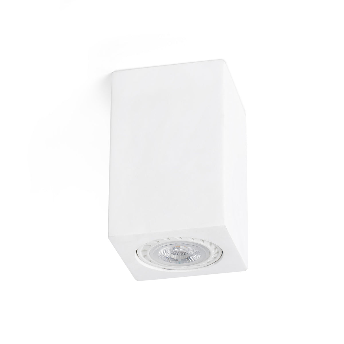 Plafón de Techo SVEN SQ Cuadrado Blanco Mate Yeso FARO - vista principal | FARO