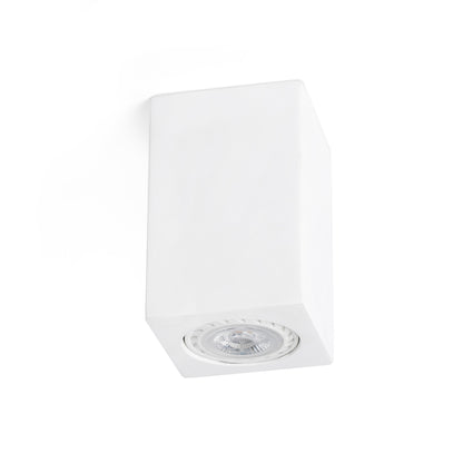 Plafón de Techo SVEN SQ Cuadrado Blanco Mate Yeso FARO - vista principal | FARO