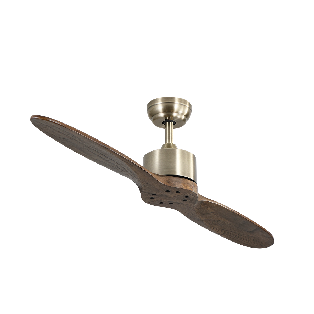 Ventilador de techo con función verano/invierno y temporizador, perfecto para interiores