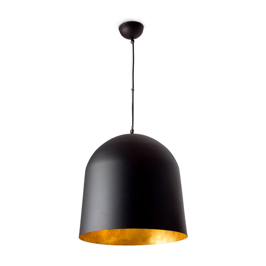 Lámpara Colgante CRATER Negro Mate 3 Luces E27 Aluminio Faro - vista principal | FARO