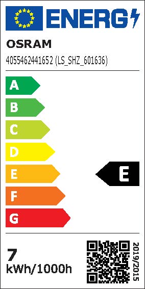 Etiqueta energética de Plafón de Techo LED ROL Luz Cálida FARO - 9W, Blanco · Ref. 68619