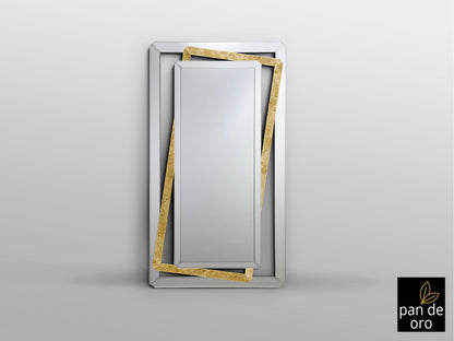 Espejo Decorativo de Pared Nora 100x180 cm Pan de Oro Schuller en ambiente decorado | Schuller