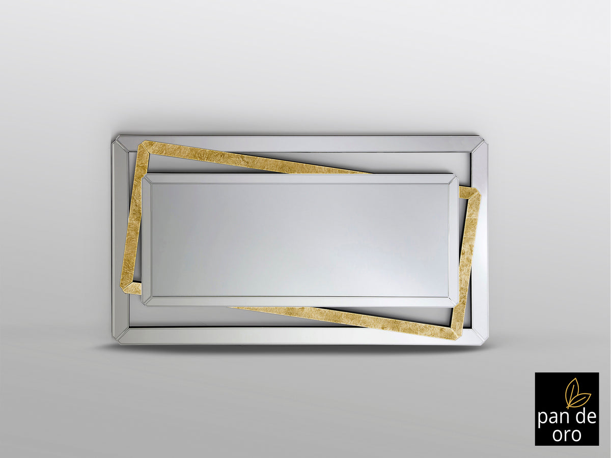 Espejo Decorativo de Pared Nora 100x180 cm Pan de Oro Schuller en ambiente decorado | Schuller