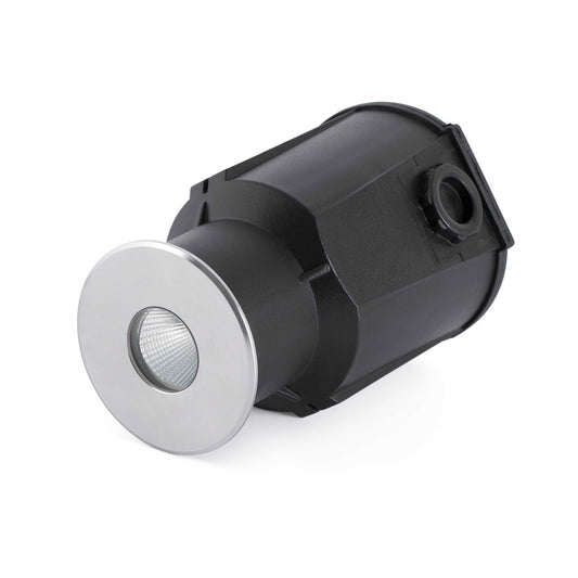 Empotrable LED de Suelo TARO Ø9 cm 7W 280 lm 3000K Inox Satinado FARO - vista principal | FARO